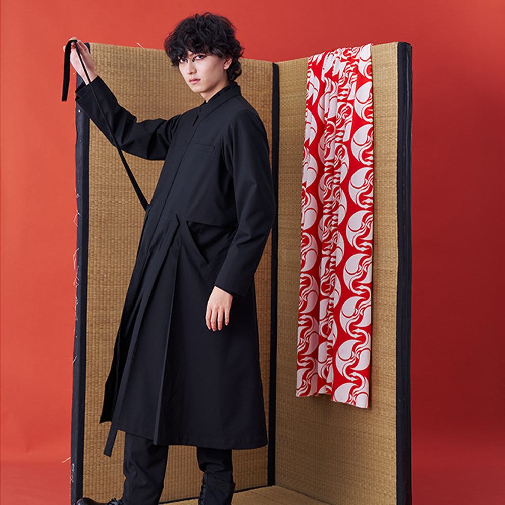 Explore designer clothing online with INF Kimono Suit Jacket Black. Shop Now!