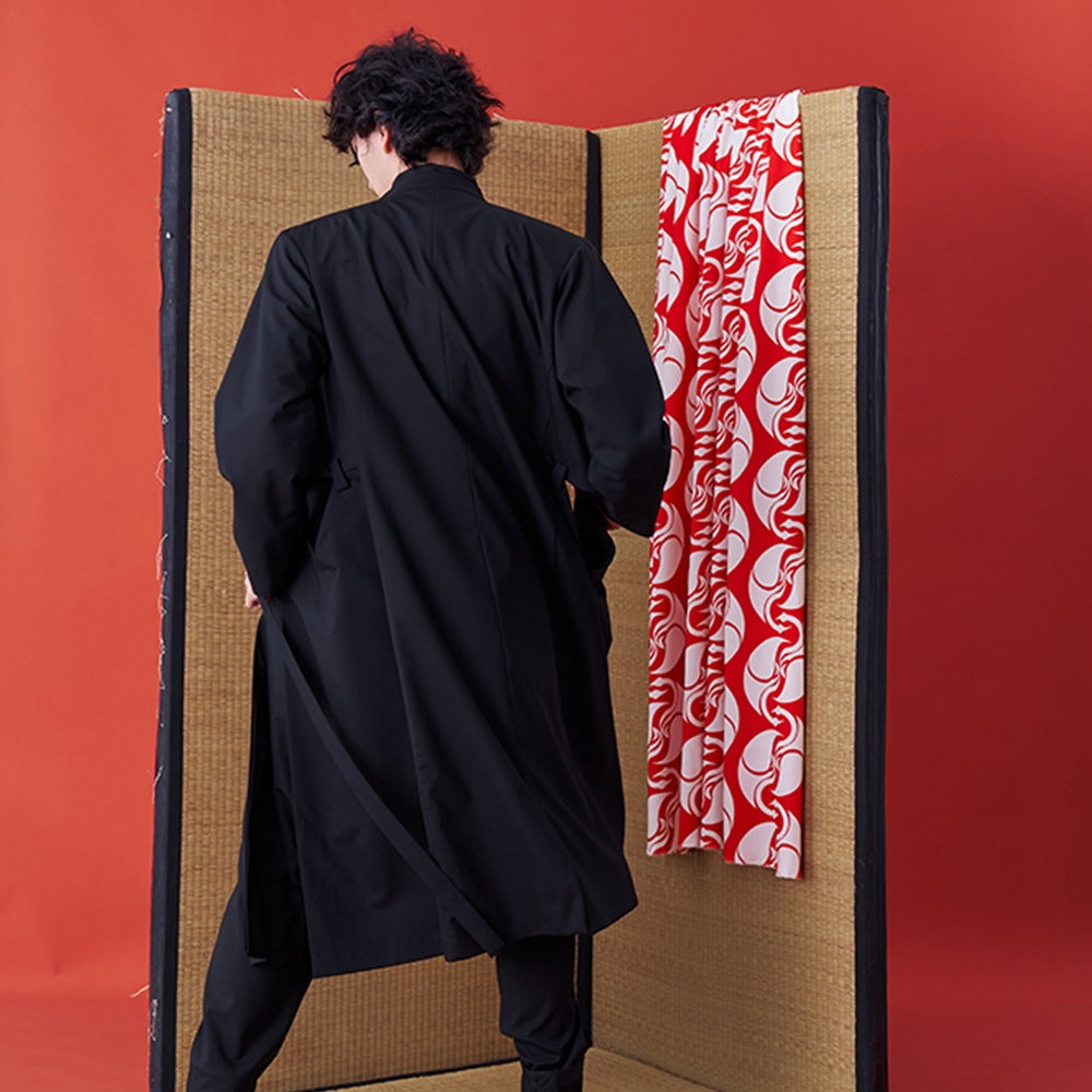 Explore designer clothing online with INF Kimono Suit Jacket Black. Shop Now!