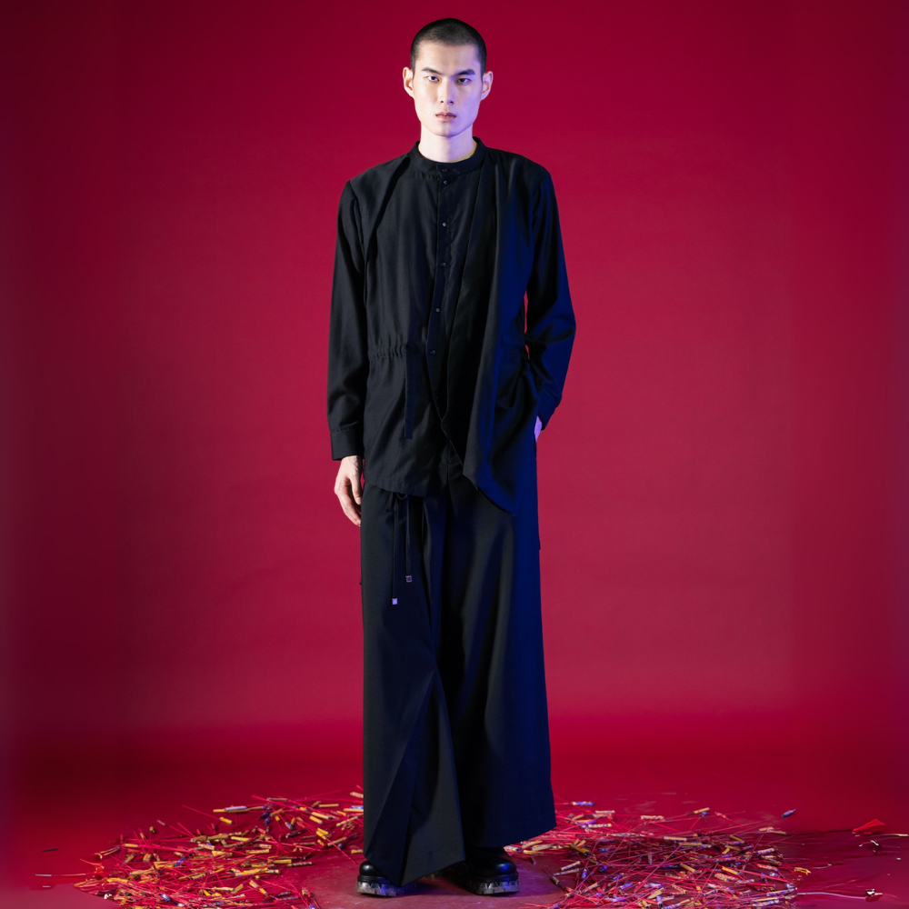 Discover INF Kimono Style Gathering Shirt for online shopping. Shop Now!