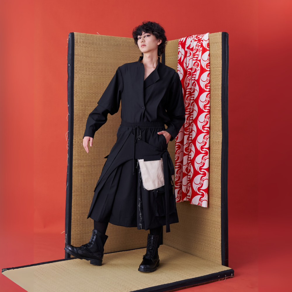 Timeless designer clothing online with INF Multilayered shorts. Shop Now!