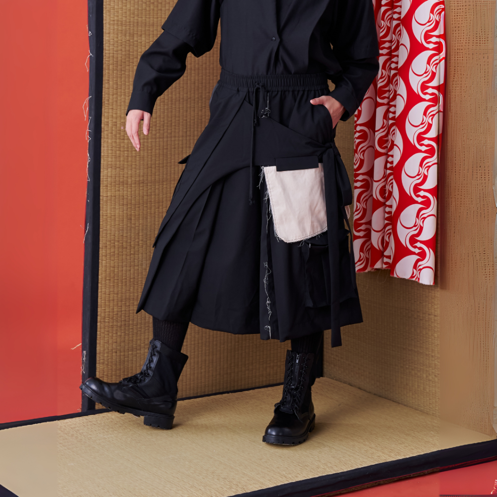 Timeless designer clothing online with INF Multilayered shorts. Shop Now!