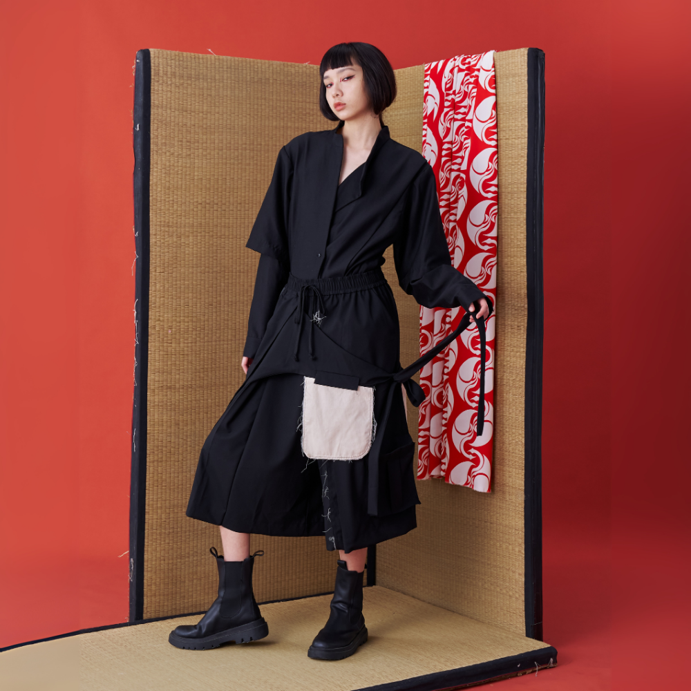 Timeless designer clothing online with INF Multilayered shorts. Shop Now!