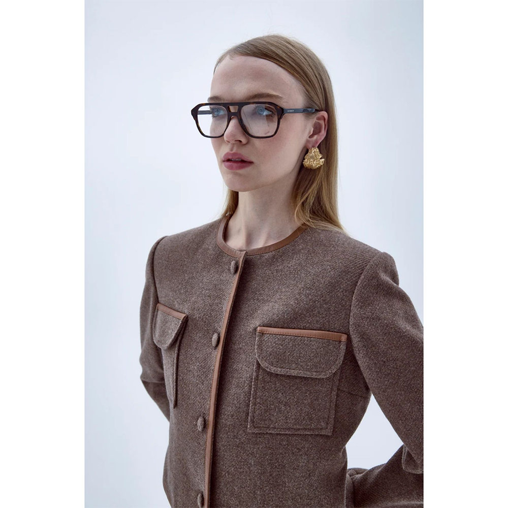 Irma Wool Jacket in Mocha