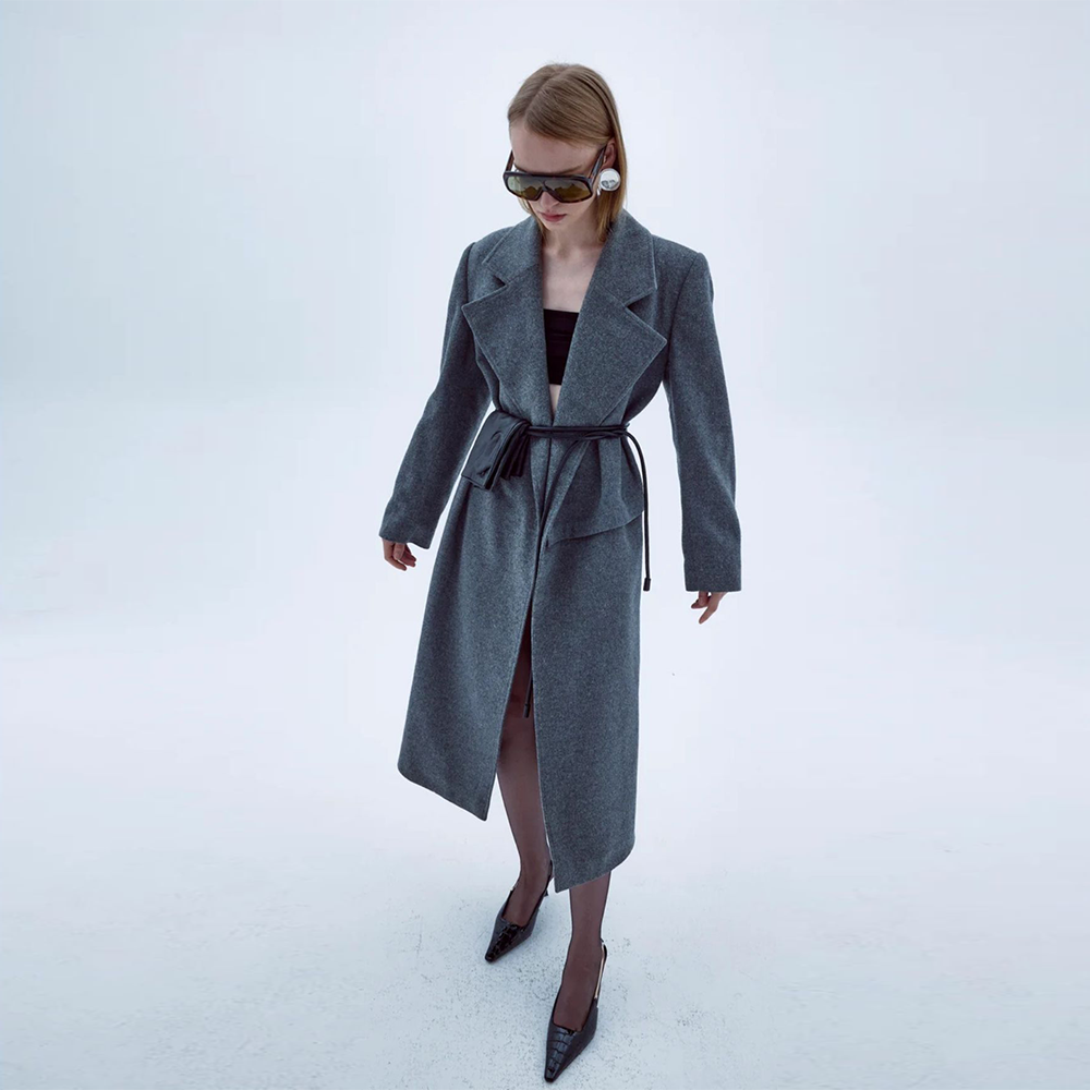 Isha Wool Coat at our clothing shop adds timeless beauty to your look. Shop Now!