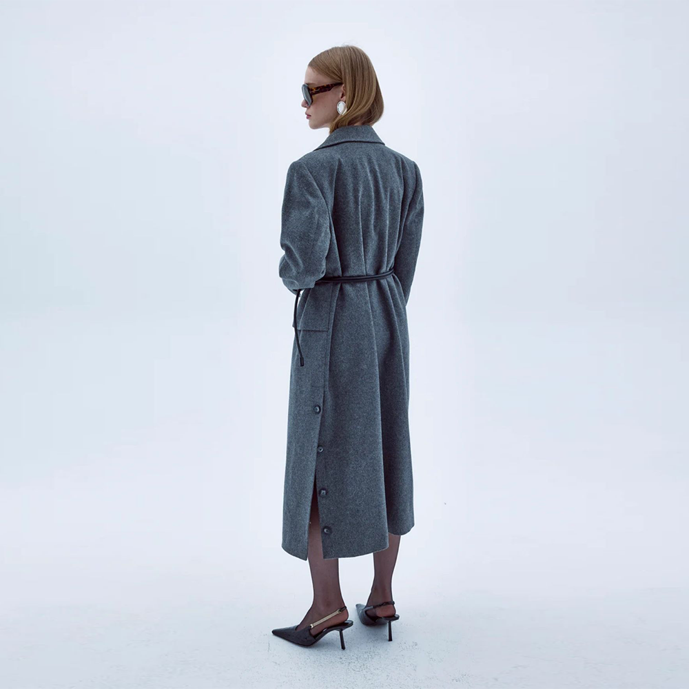 Isha Wool Coat at our clothing shop adds timeless beauty to your look. Shop Now!