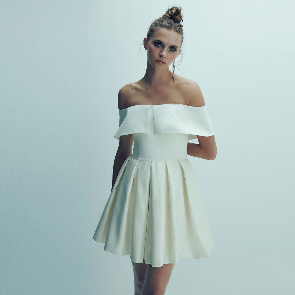 Ivy Mini Dress in Vanilla Ice