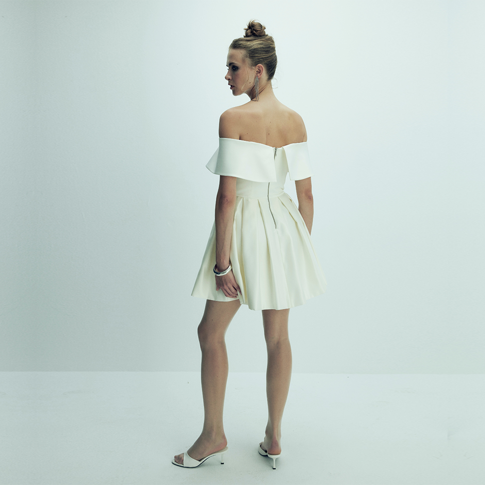 Ivy Mini Dress in Vanilla Ice