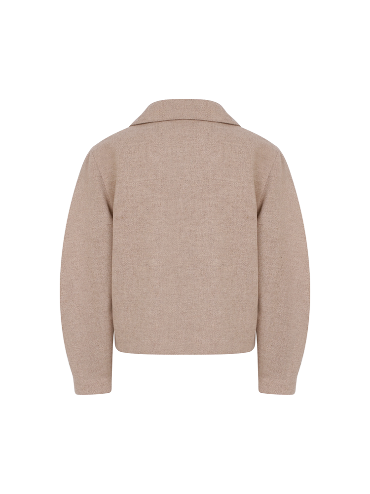 Kai Wool Jacket in Beige on our exclusive clothing website. Shop Now!