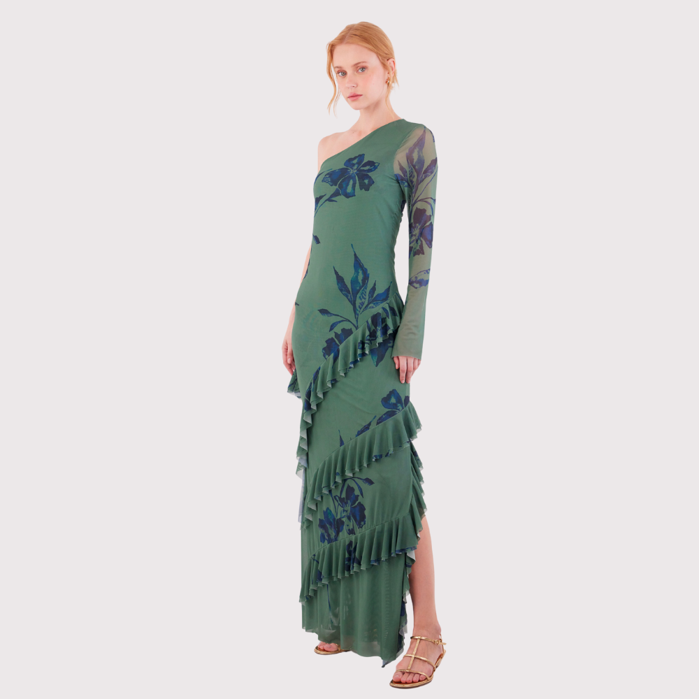 LD Long Dress Glowvine Green