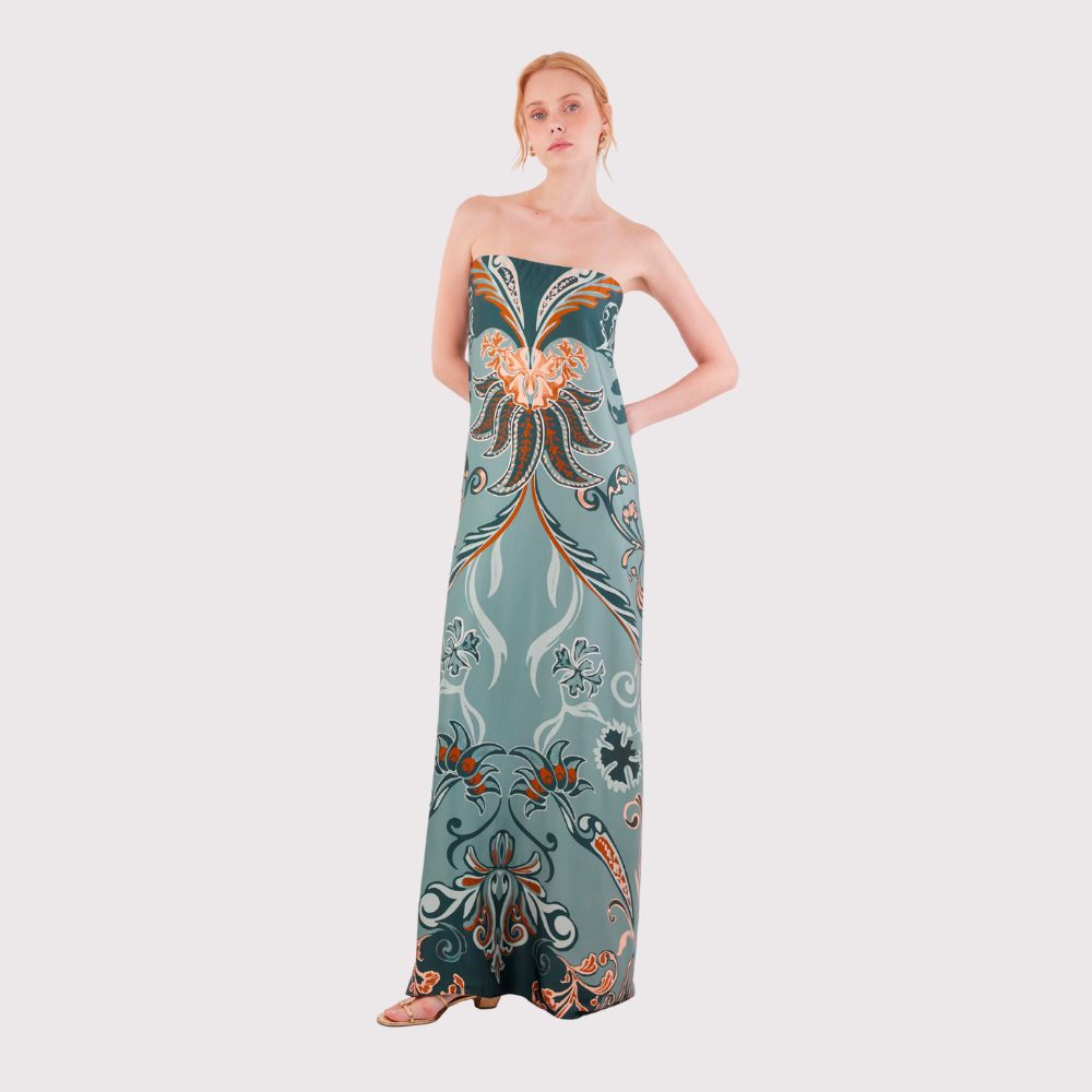 LD Long Dress Solanum Tiles