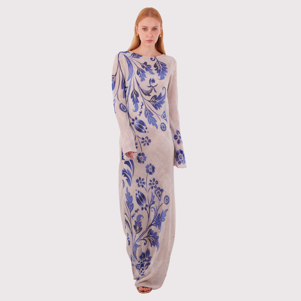 LD Long Dress Venomous Blue