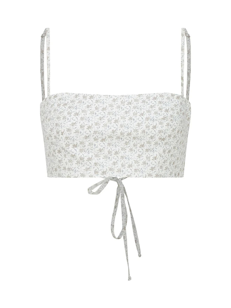 Lalia Printed Cotton Top