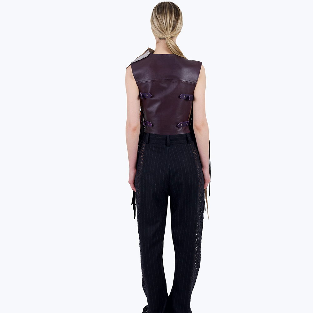 Discover the Leather Lace Top by Grace Weller, a top choice for women’s clothing. Shop now for unique fashion at our shopping website. Shop now!