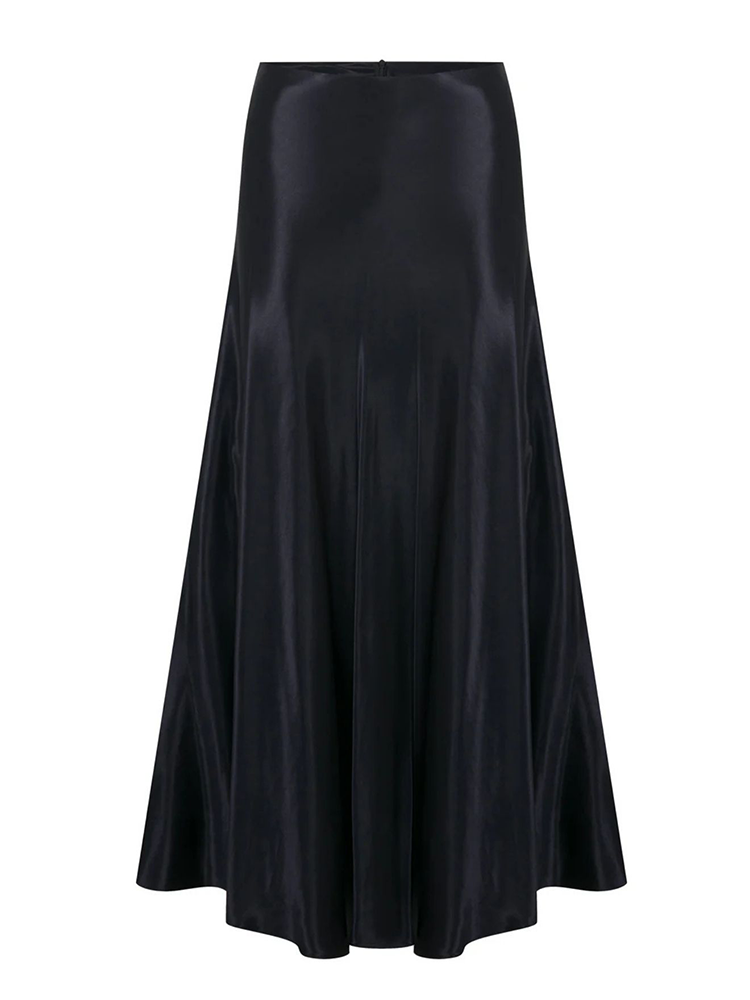 Lia Satin Maxi Skirt