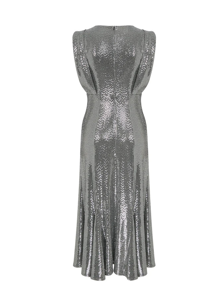 Lycee Sequin Midi Dress