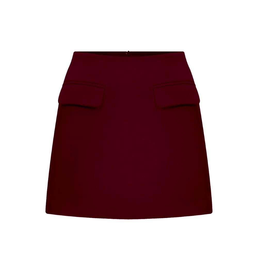 Marde Skirt In Bordeaux