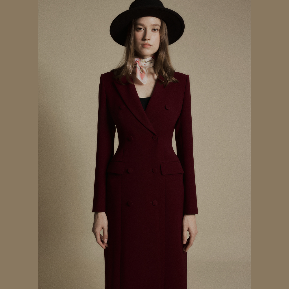 Discover refined style during dress shopping with the elegant Mari Long Structured Suit. Shop Now!