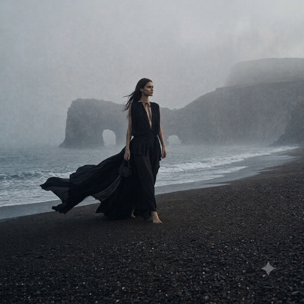 Shop online from our exclusive website and discover the Midnight Drape Evening Gown in eucalyptus silk by Benedetti Life, featuring a flowing silhouette and sustainable luxury design.