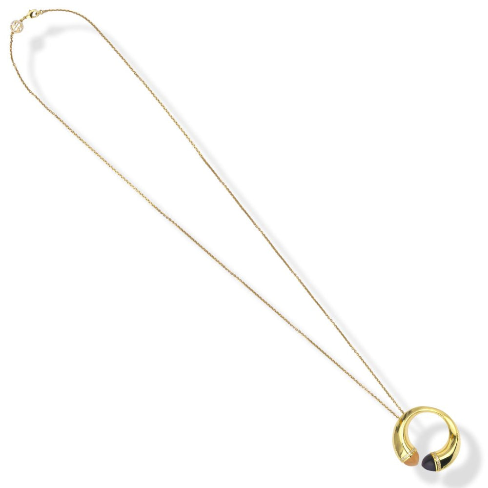 Shop online premium gold circle pendant necklace with colored crystals and sparkling cubic zirconia stones.