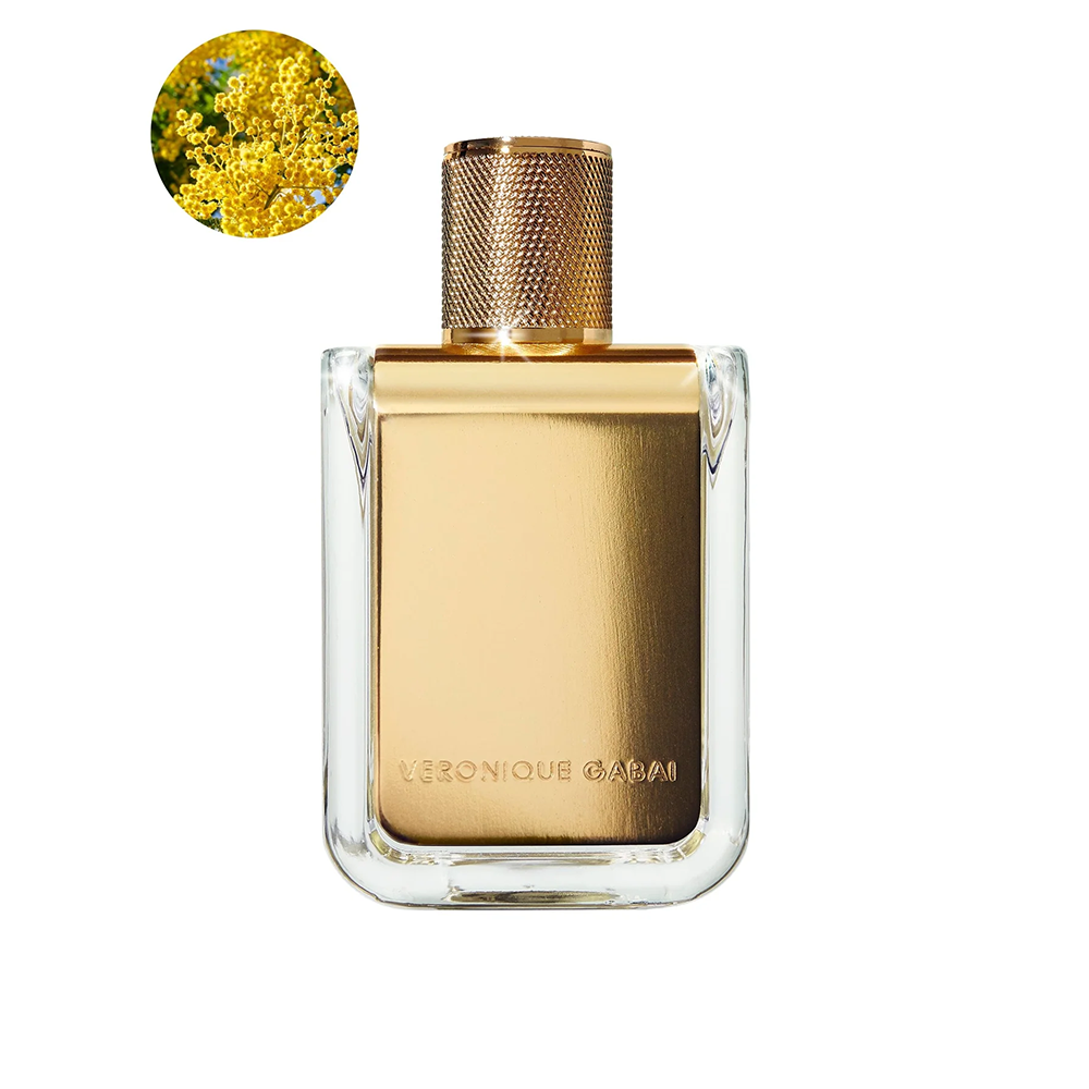 Mimosa is in the air. And the vetiver accentuates its tender sensuality.