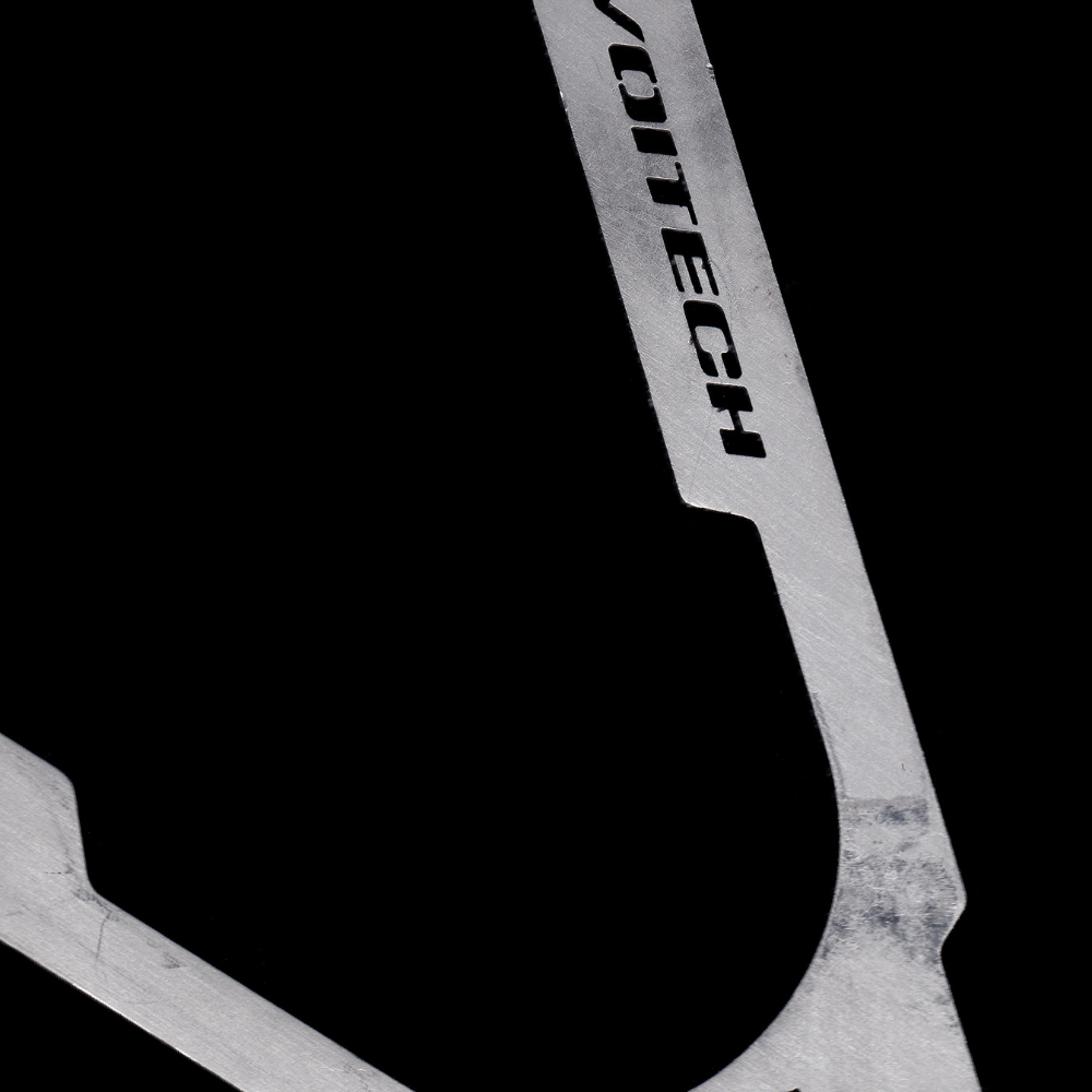 Shop online from our exclusive website and discover the Nexus Hanger by Voitech®, featuring precision-machined stainless steel, industrial detailing, and a sculptural hardware-inspired display design.