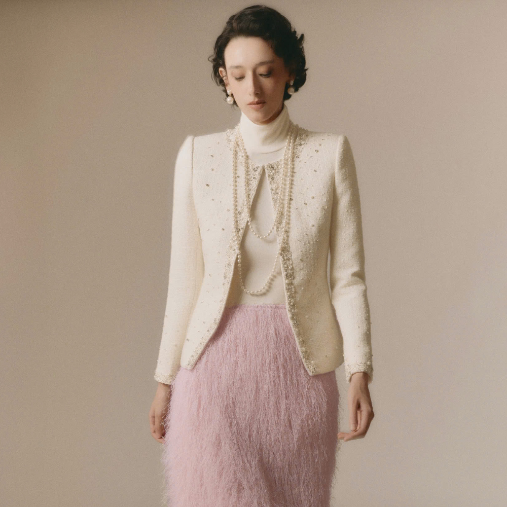 Find Olivia Straight Tweed Jacket in our dress shop edit. Shop Now!