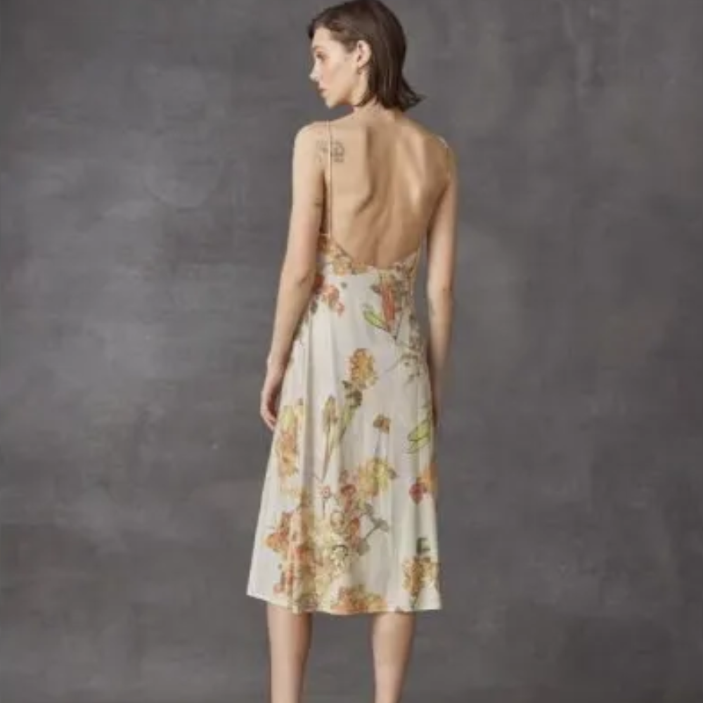 This Floral-print Cotton Dress From Leo And Lin And You're Good To Go. 