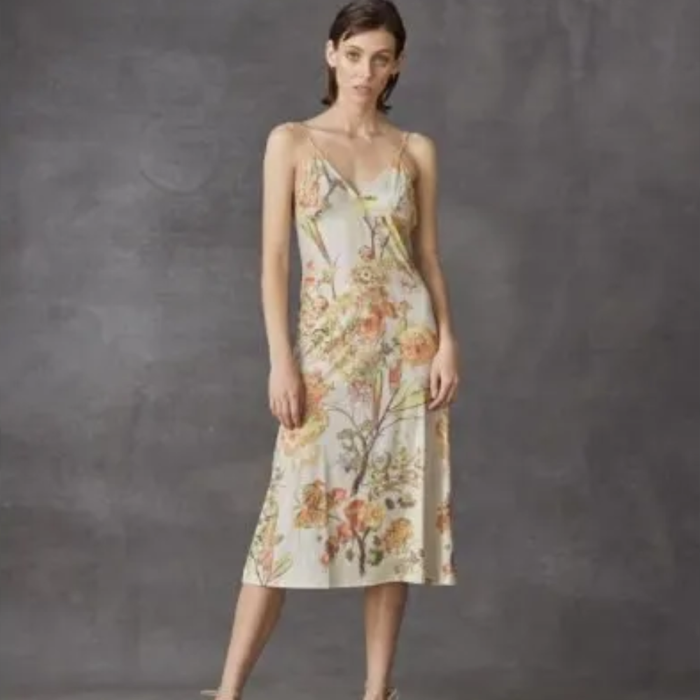 This Floral-print Cotton Dress From Leo And Lin And You're Good To Go. 