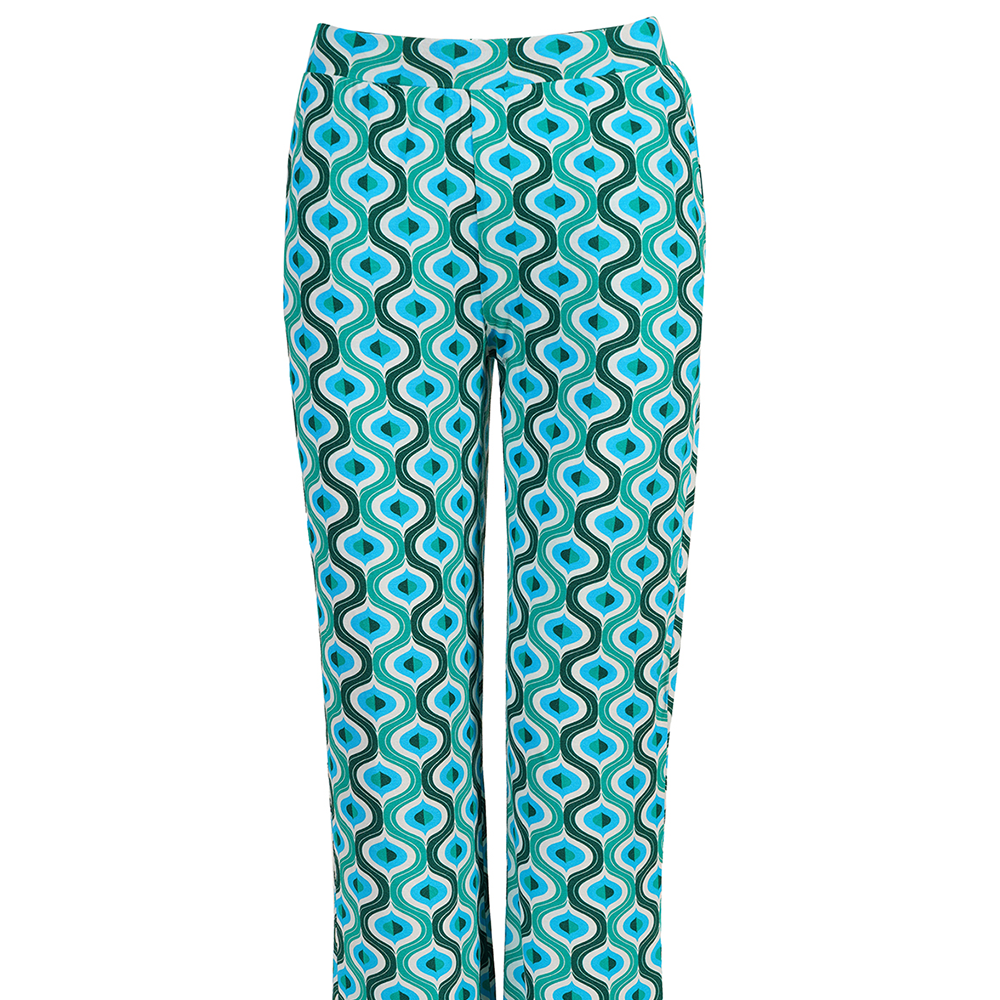 Shop our printed green pants for summer outwear for women. Explore these designer wardrobe essentials for women. Shop now!