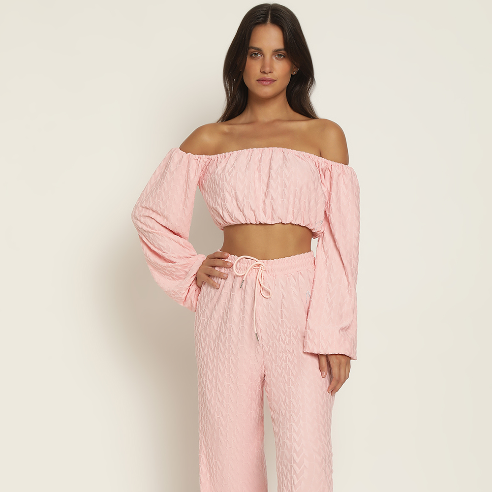 Shop our rose colored pants from our collection of designer clothing for women exclusively at The Luxe Maison. Shop now!