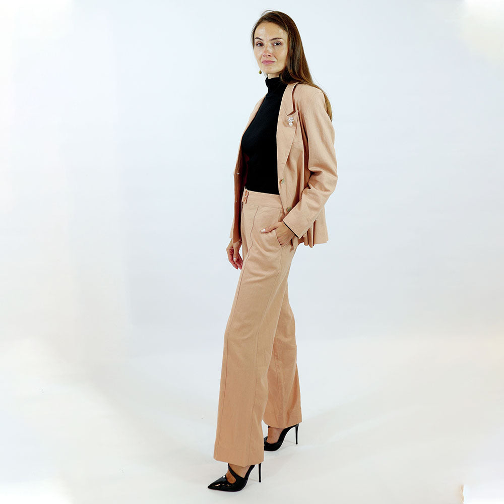 Redefine sophistication with Pants Apricot, the perfect choice for women shop. Shop Now!