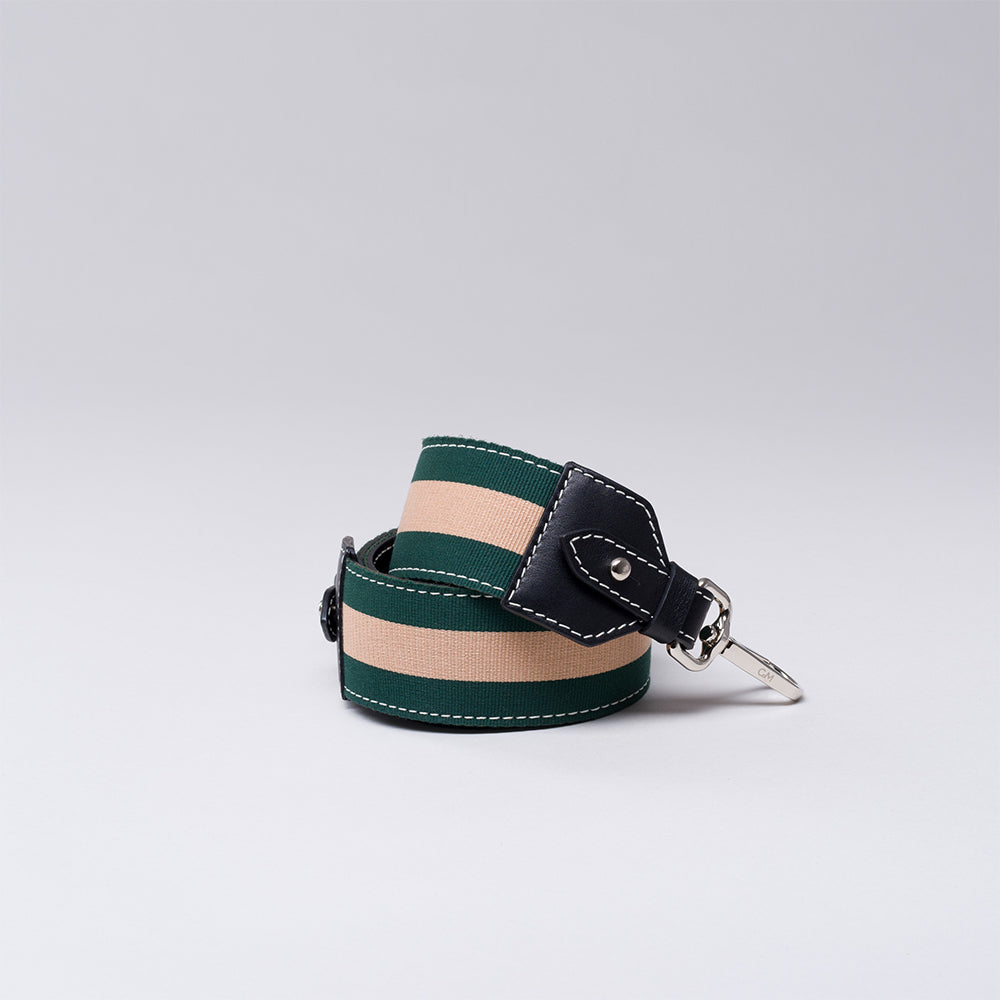 Enhance your style with the Parnasse Green & Nude Bag Strap, a perfect addition to your luxury women's accessories collection. Shop Now!