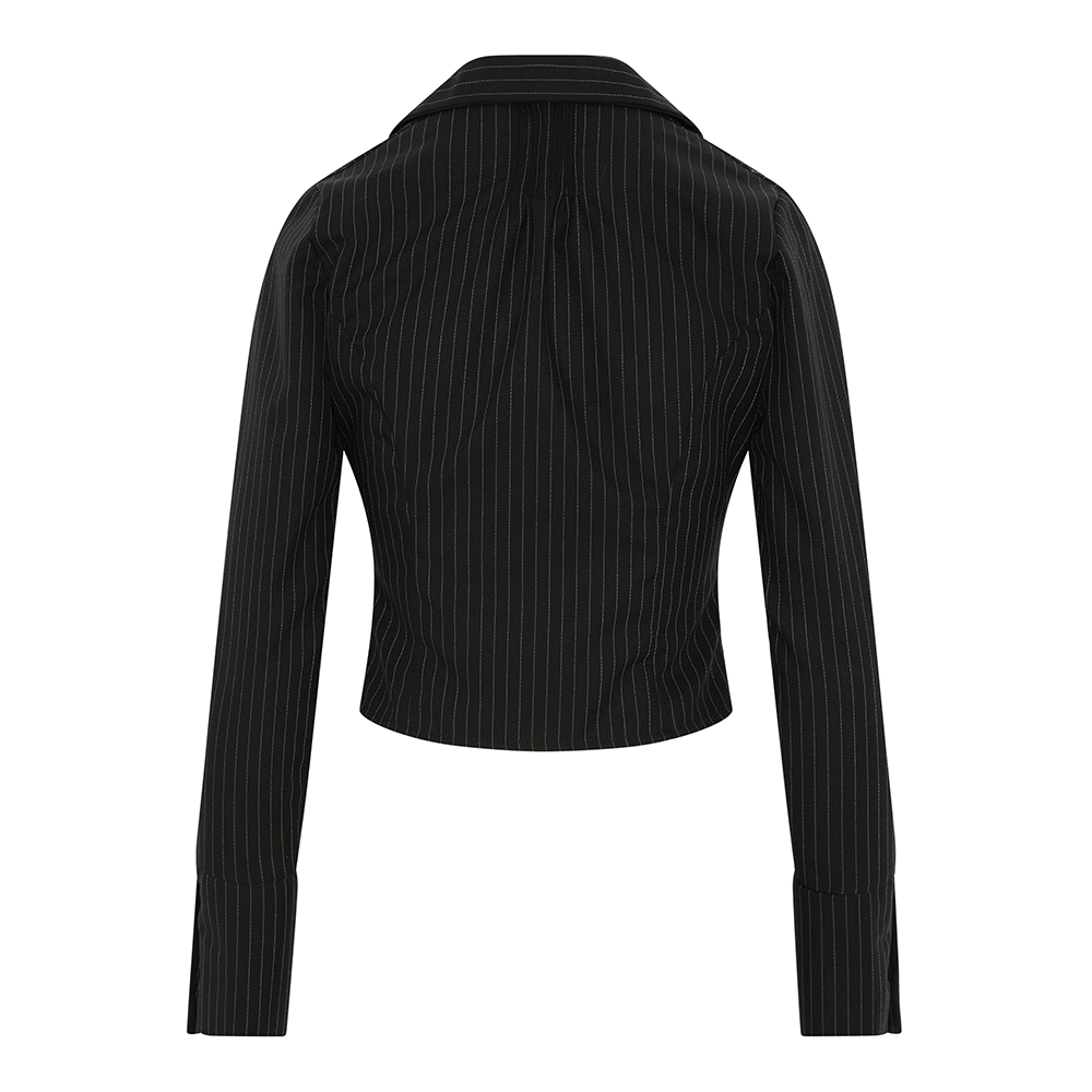 Shop the stylish Pinstripe Fitted Blouse by Grace Weller. Discover chic women's clothing on our shopping website. Shop now!