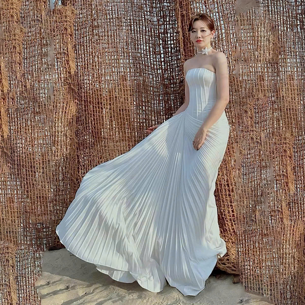 Discover the latest our Pleated Strapless Evening Dress. Perfect elegant gown is part of our women's new arrivals collection. Shop Now!