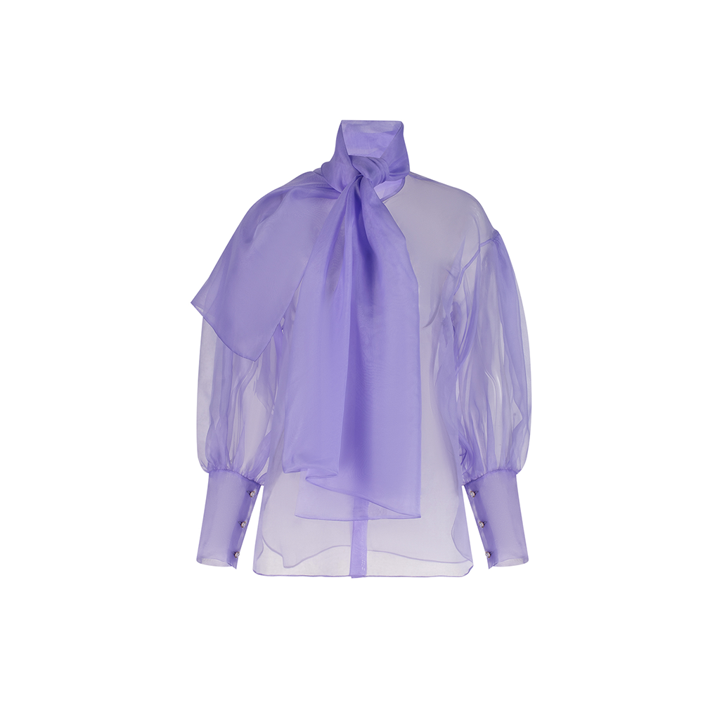 Add a touch of elegance to your wardrobe with The Luxe Maison Pure Silk Organza Top. Shop the latest in womenswear at our shop. Shop Now!