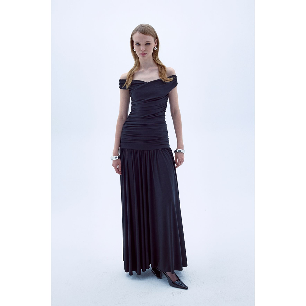 Purley Jersey Long Dress
