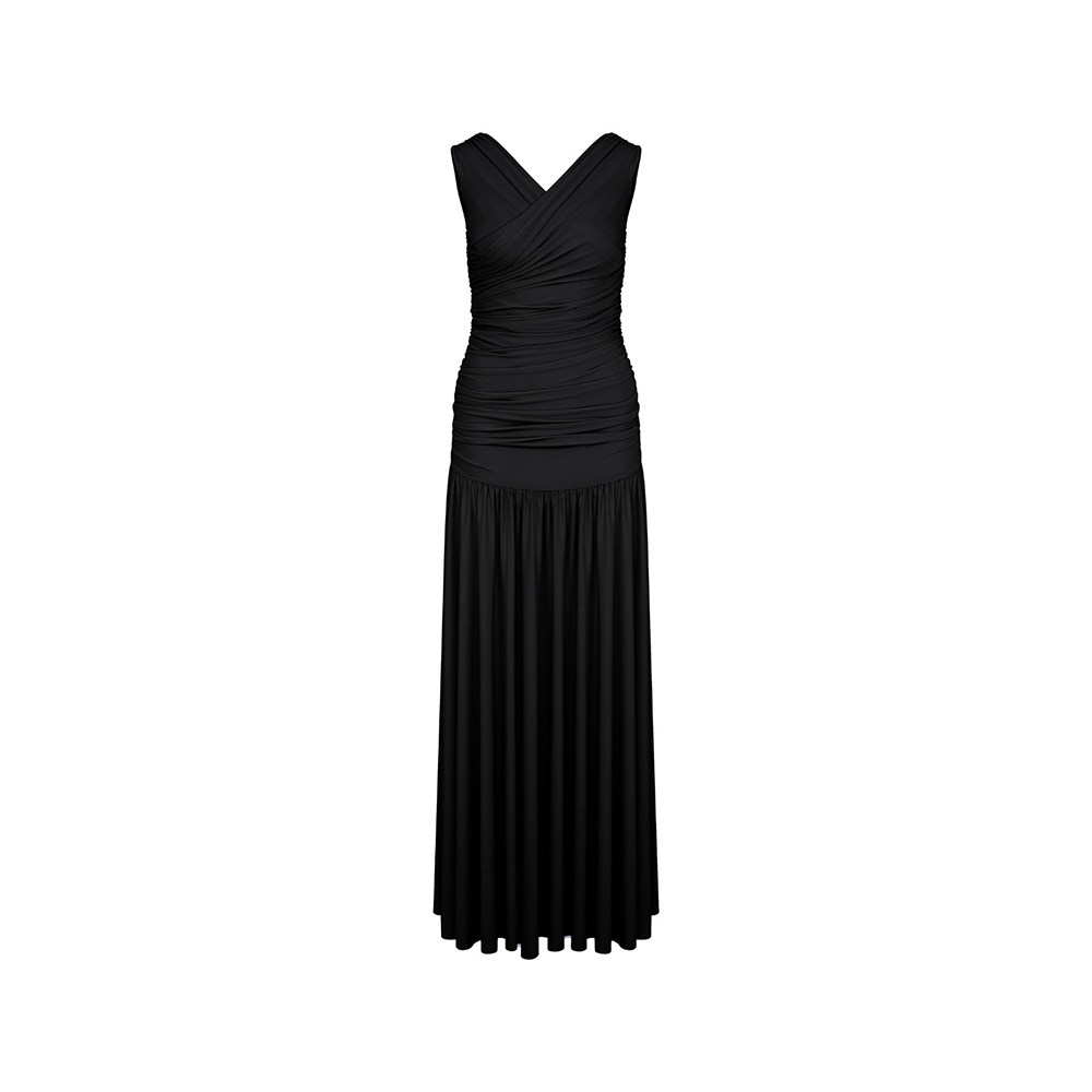 Purley Jersey Long Dress