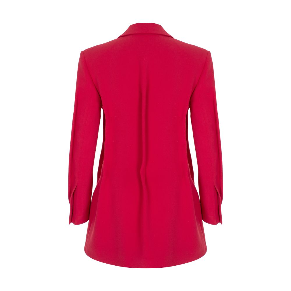 Red Blazer Jacket Mini Dress. 100% POLYESTER.