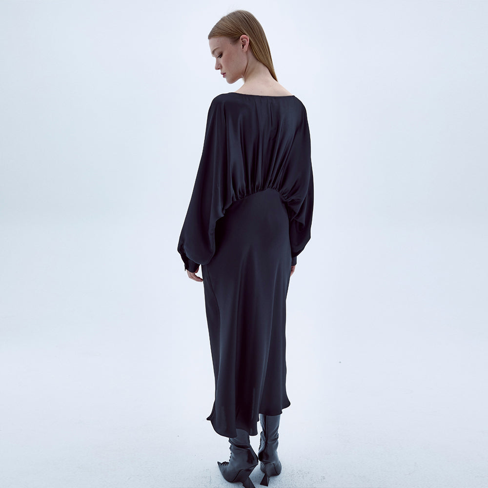 Rhea Satin Dress on our exclusive clothing website today. Shop Now!
