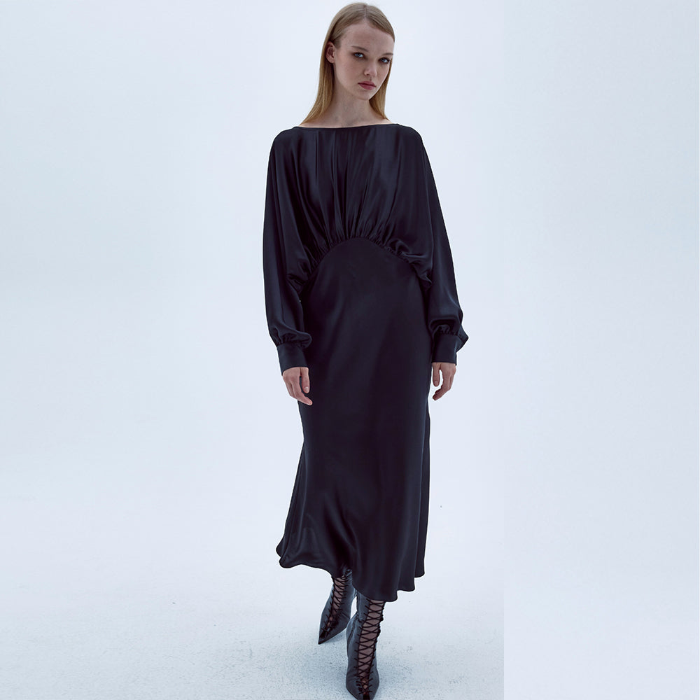 Rhea Satin Dress on our exclusive clothing website today. Shop Now!