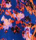 Women's Mini Dress with Long Sleeves in Navy Featuring Abstract Print Wrap Style by Liquorish