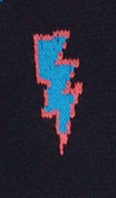 Women's Jumper with Cosmic Pattern and Button-Down Detail, Regular Fit, Long Sleeve, Soft  - Liquorish