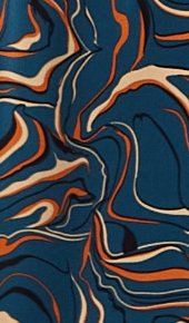 Women's Maxi Dress in Dark Green with Kimono Sleeves and Scribble Print Wrap Design by Liquorish