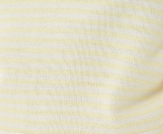 Women's Top in Yellow and White Stripes with Long Sleeves and Tie Details for Effortless Style