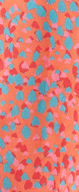 Women's Mini Dress in Vibrant Orange with Kimono Sleeves and Wrap Style - Liquorish