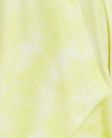 Women’s Midi Dress in Pistachio with Angel Sleeves - Elegant Liquorish Design