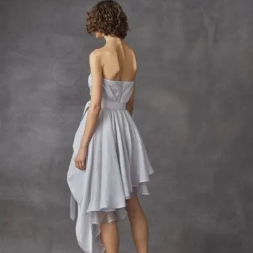 Leo And Lin's Knotted Dress Has A Flattering Wrap-effect Front, Knots At The Narrowest Part Of Your Waist.