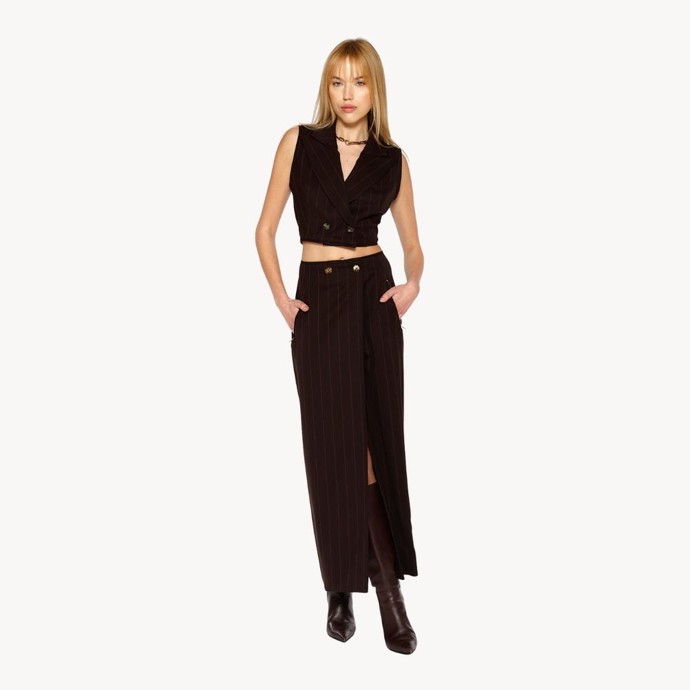 Shop online from our exclusive website. Discover The Six Way Blazer long Skirt, a versatile multiway design with endless styling options.