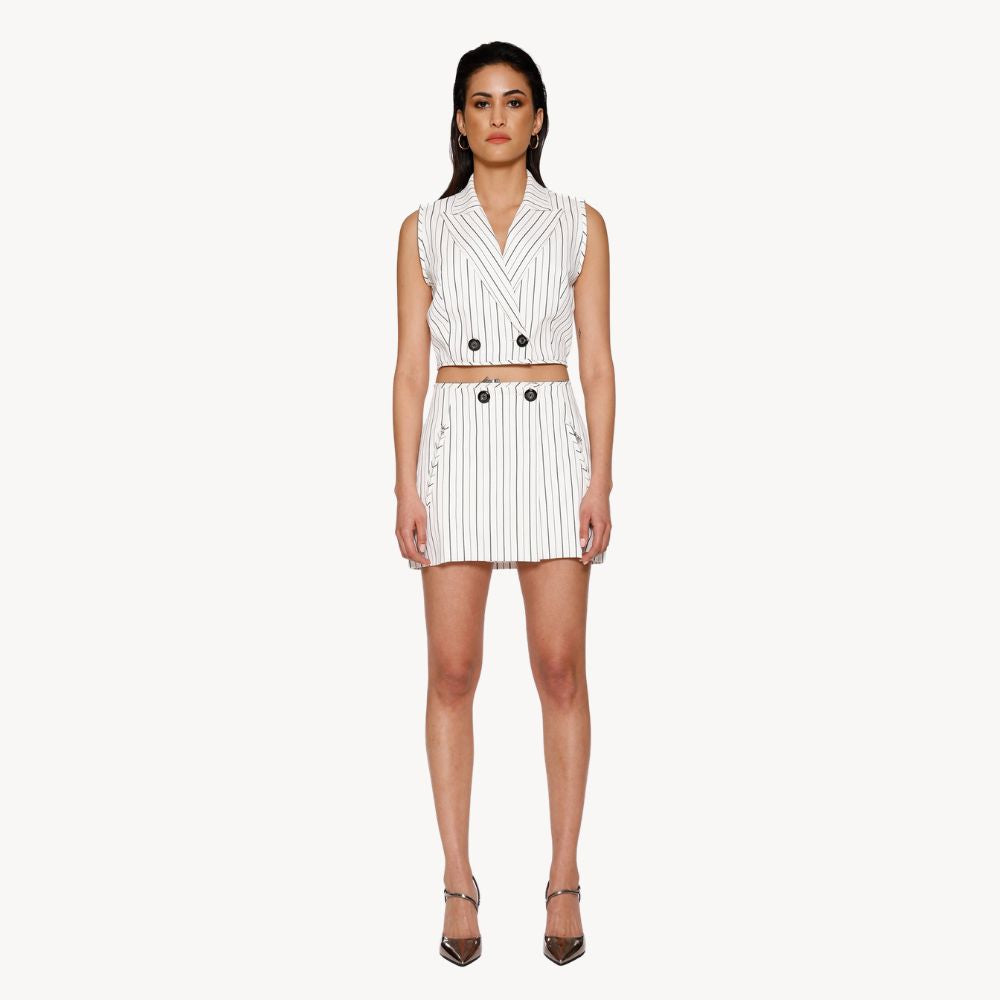 Shop online from our exclusive website. Discover The Six Way Blazer Short Skirt, a versatile multiway design with endless styling options.