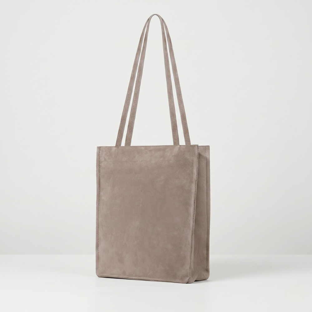 Small suede tote bag with soft lining, perfect for everyday use. Shop online from our curated edit of premium fashion.